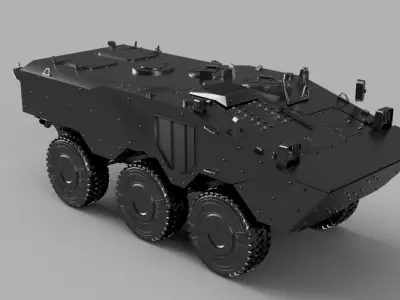 VBTP - GUARANI 6x6 3D print model