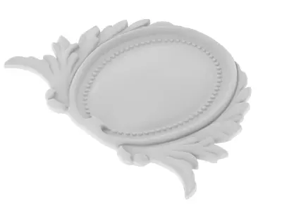 Cartouche Ornament 010 3D model