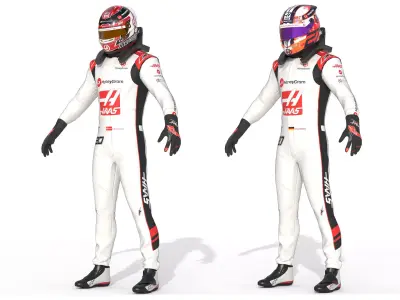 F1 Haas Suit 2023 3D model
