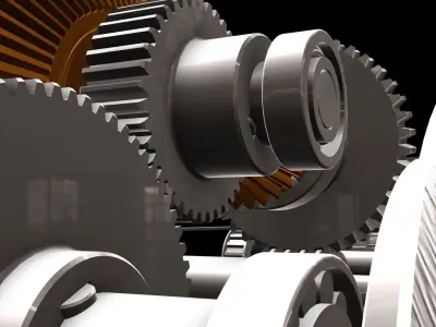 Speed Reduction System 3D model