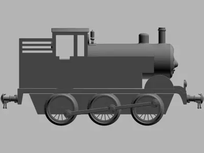 Thoman - the Tank Engine Train 3D model