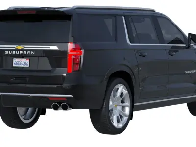 Chevrolet Suburban 2020 High Country 3D model
