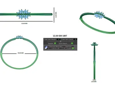 Bracelet - 026 3D print model