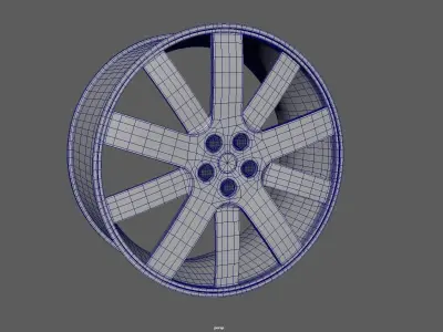 Car Wheels Car Rim Modern Sport Car Wheels  3D model