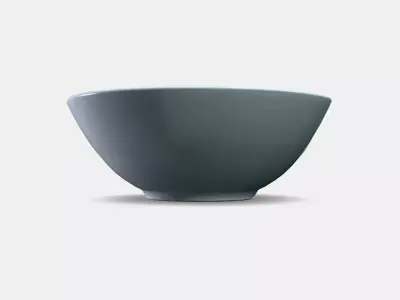 HAPPY BIRTHDAY Bowl Low-poly 3D model