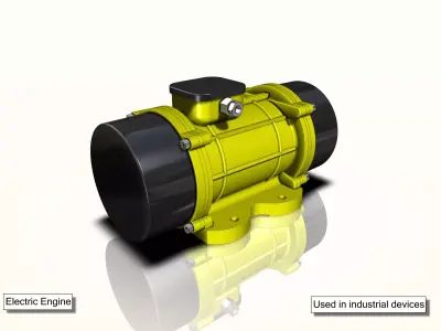 Electric Motor 3D model 13