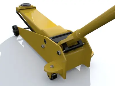Car Jack Low-poly 3D model