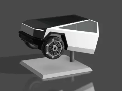 Tesla Cyber Truck pla model figure 3D print model