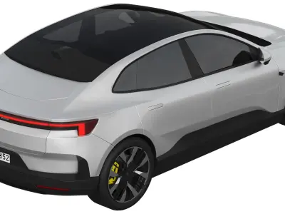 Polestar 4 2024 3D model