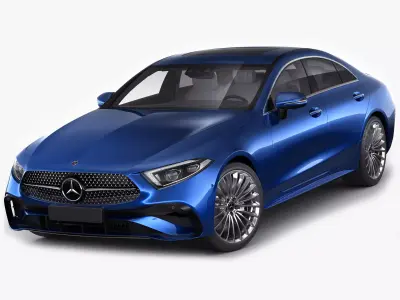 Mercedes-Benz CLS 2022 AMG line 3D model