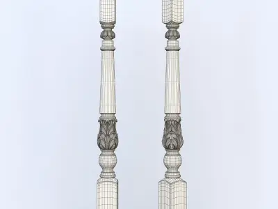 Classic baluster 3D model