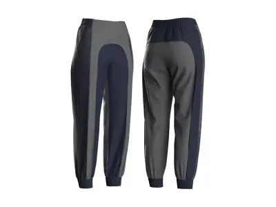 Female sweatpant 3D model