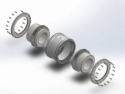 Gear Coupling Free 3D model