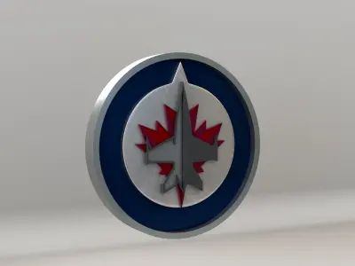 NHL Winnipeg Jets Team Logo 3D model
