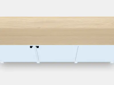 BESTA Storage combination with doors 78 Low-poly 3D model