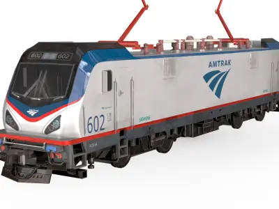 Siemens ACS-64 Low-poly 3D model