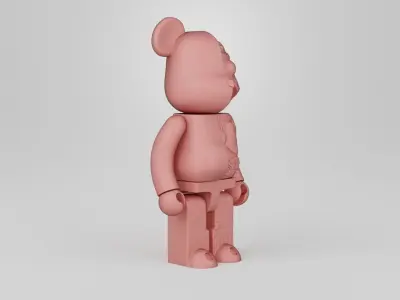 Bearbrick Open Edition 280mm 3D print model