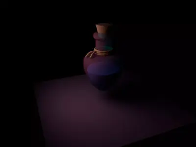 Potion Bottle 01 Free low-poly 3D model