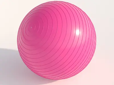 Aerobics training set 3D model