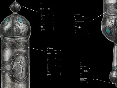 Ornament Path Tool brush -106 Ornament and Trim 3D model