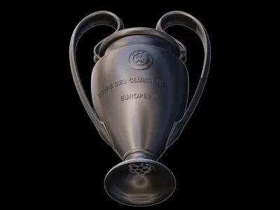 The UEFA Champions League Trophy Replica Printable STL 3D print model