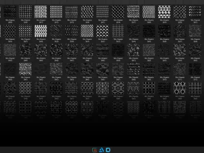 500 4K Organic Pattern- Seamless and Tileable Texture