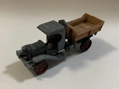 HO Scale 1920s Dump Truck 3D print model