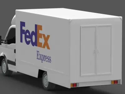 Fedex Truck 3D model