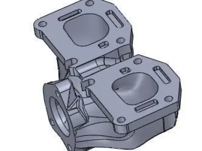 B PIPE MANIFOLD 3D model