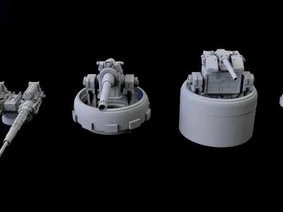 Scifi Laser Engine 3D model