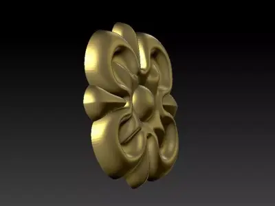  Decorative patterns 3D CNC machine output 3D model