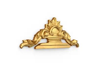 Classic decor ornament carved 22 3D model