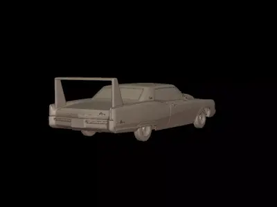 custom buick electra 225 1968 two doors 3d print model 3D print model