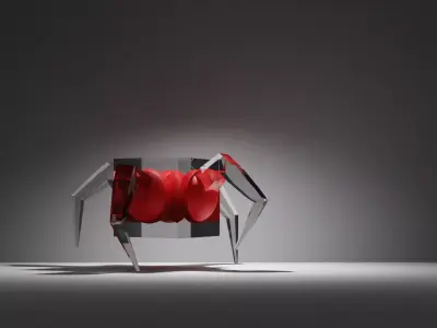 Creature robot Free low-poly 3D model