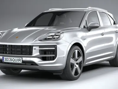 Porsche Cayenne E-Hybrid 2024 3D model