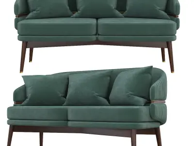 Billy Sofa 3d model Low-poly 3D model