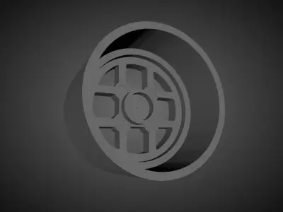 August Japan Feroce 4H scalable and Printable rim 3D print model