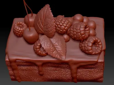 Cake Fake Decor Artifical 3D print model