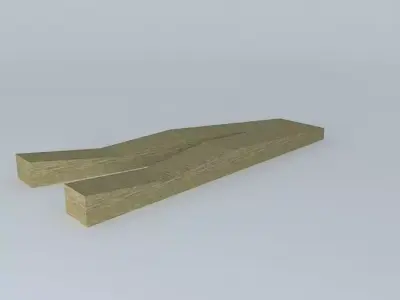Runway wooden plank Free 3D model