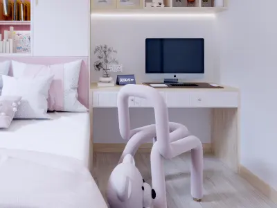 Room Childrens Modern 3D model