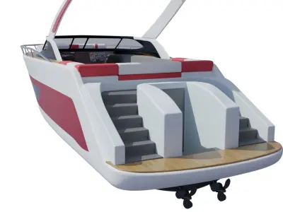 Cabin Cruiser 3D model