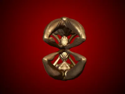 Lean on Me - Heart 3D print model