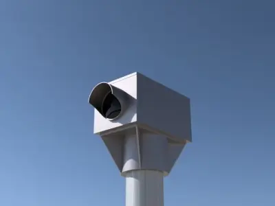 Road traffic camer Free 3D model