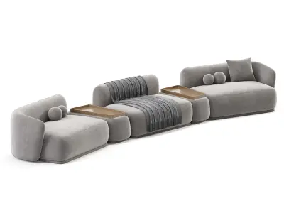  Rene SECTIONAL SOFA 3D model