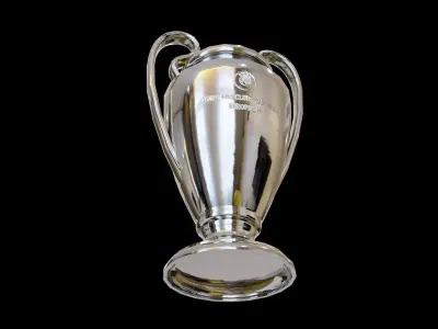 Champions League Cup Free low-poly 3D model