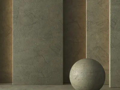 Plaster Poorly Renovated-Seamless - Tileable-DrCG No 110 3D model