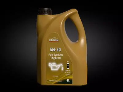 Daytona 5W30 Engine Oil 4L Free 3D model