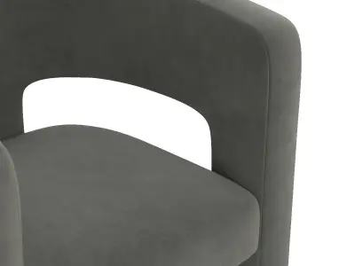 Crate and barrel Sculpt chair 3D model