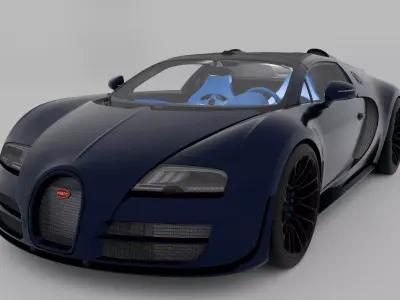 Bugatti Veyron Grand Sport Vitesse 3D model