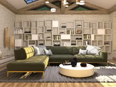 Living Room 3D model